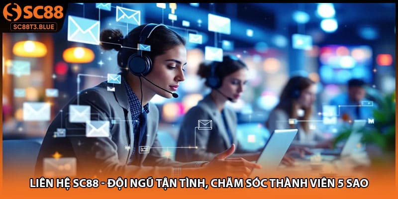 Liên hệ SC88 - Đội Ngũ Tận Tình, Chăm Sóc Thành Viên 5 Sao